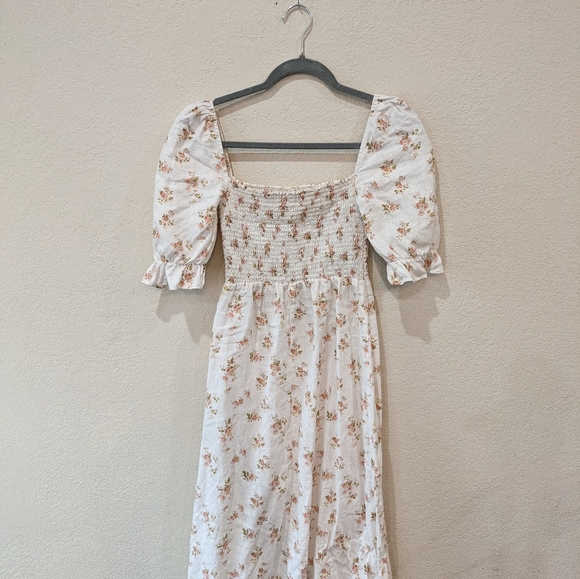 Reformation Marabella Linen Midi Dress small. - Picture 4 of 7